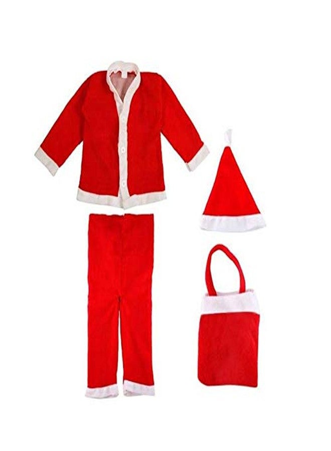 Osmosis Santa Claus Dress Costume for Baby Boys Girls Kids (6-7 Years) For Christmas/New Year - Image 4